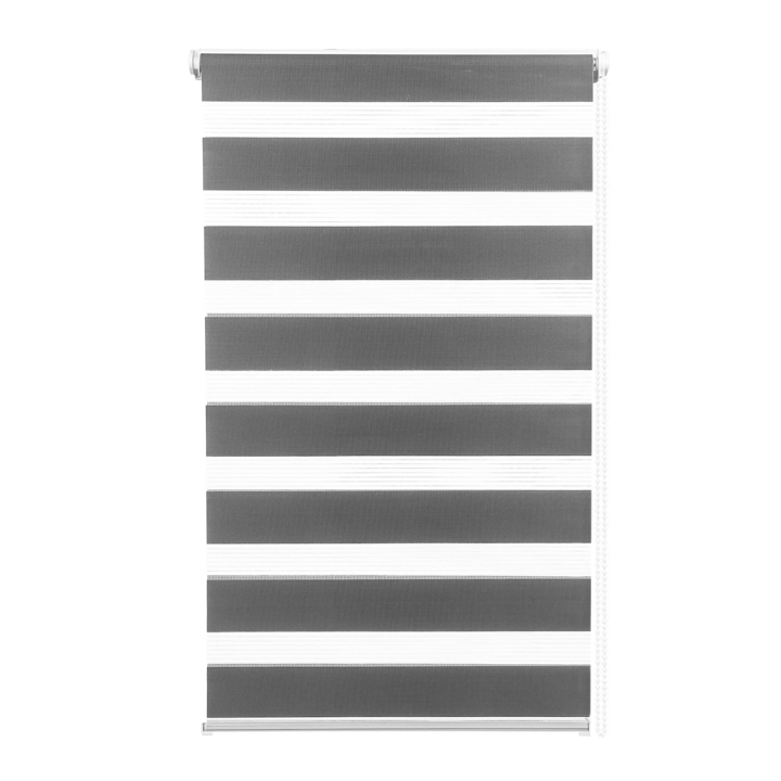 Estor enrollable barato day night gris 40 x 170 cm - Juego de 2 | ID Market