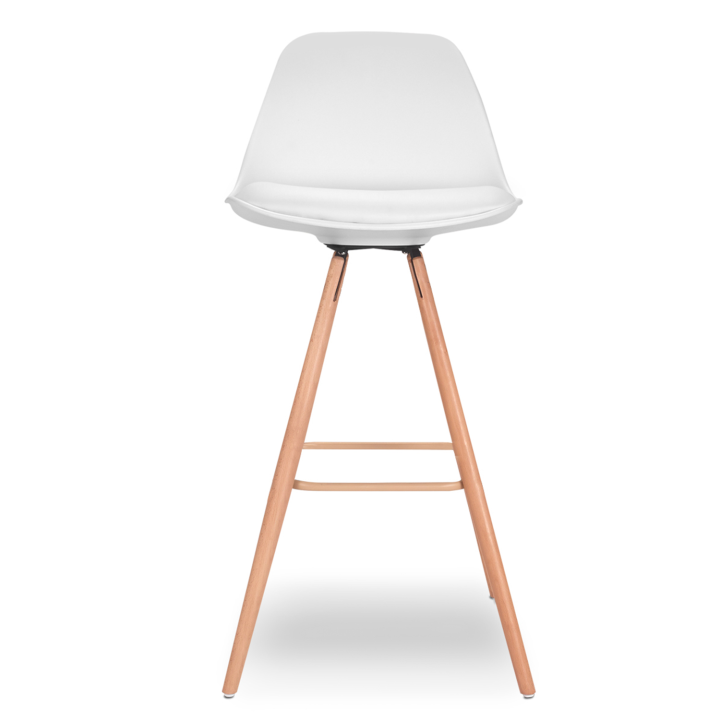 Tabouret de bar SARA blanc en lot X4