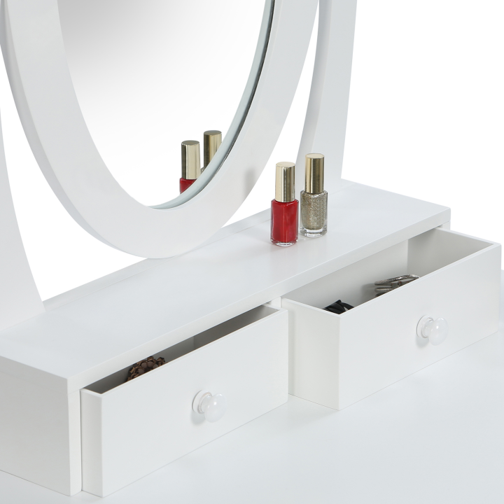 Coiffeuse BETTY avec miroir et tabouret