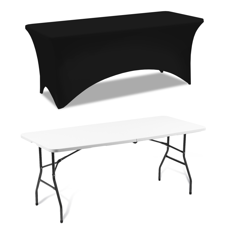 Housse noire pour table pliante 180 CM