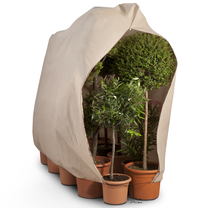 Lot de 3 housses d'hivernage pour plante et arbuste 80 x 160 cm