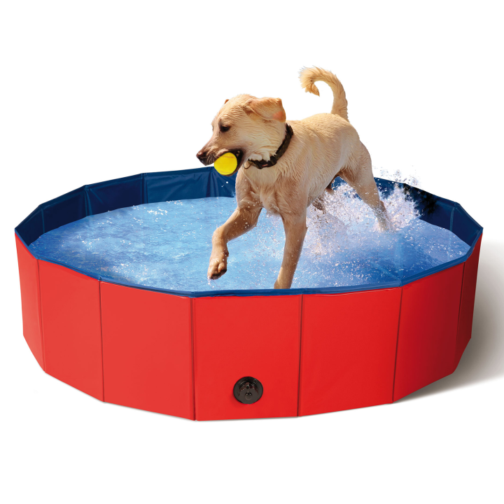 Piscine pliable XXL pour chien baignoire 120 x 30 CM