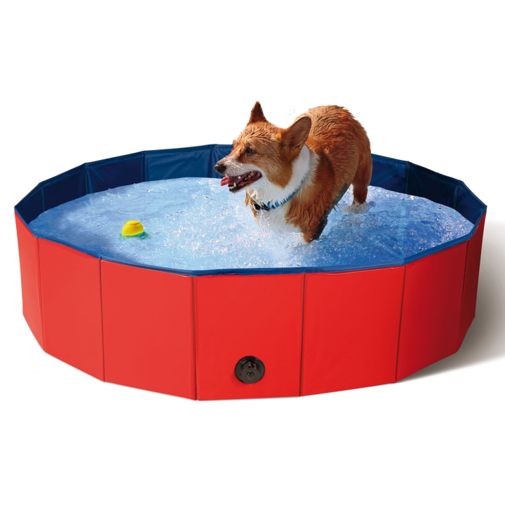 Piscina plegable para perros 120 x 30 cm | ID Market