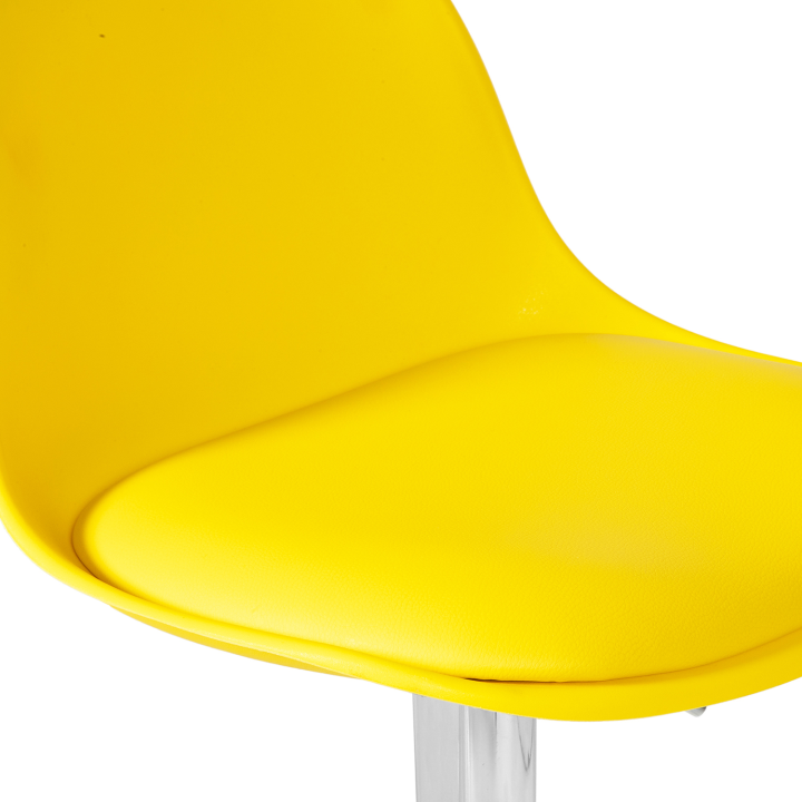 Lot de 2 tabourets de bar KARL design jaune