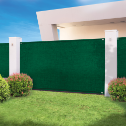 Biombo verde 2m x 10m blackout 300 g m² | ID Market