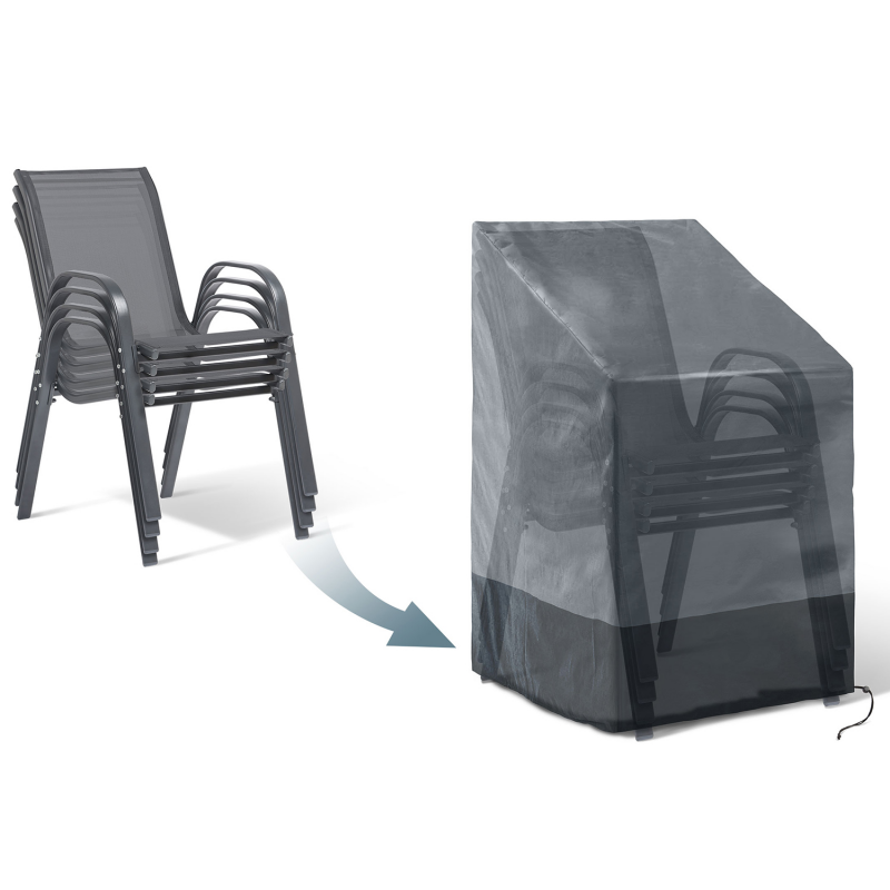 Wind-Housse Chaise de Jardin Imperméable Housse Protection pour Chaises  Empilables Extérieur Anti-UV Housse Fauteuil Jardin Respira - Cdiscount  Jardin