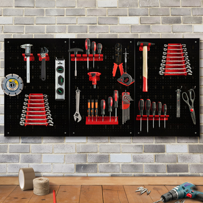 kit de rangement mural 43 pièces - NEUF, bricolage rangement garage atelier  