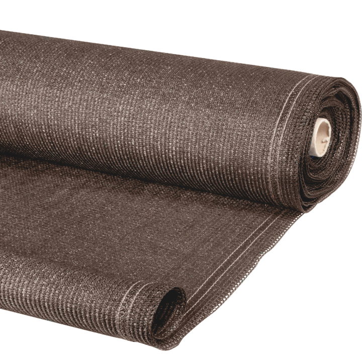 Brise vue renforcé 1 x 10 M taupe 220 gr/m² luxe PRO