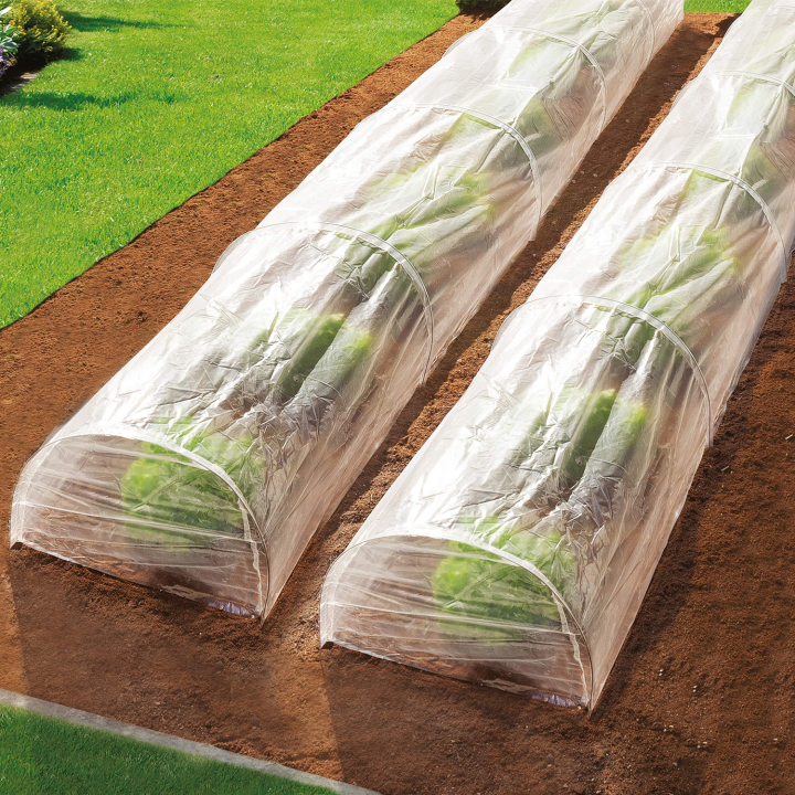 Lot de 2 tunnels de forçage printemps accordéon 4m