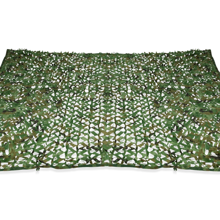 Sombra rectangular vela camuflaje verde malla 3x4 m | ID Market