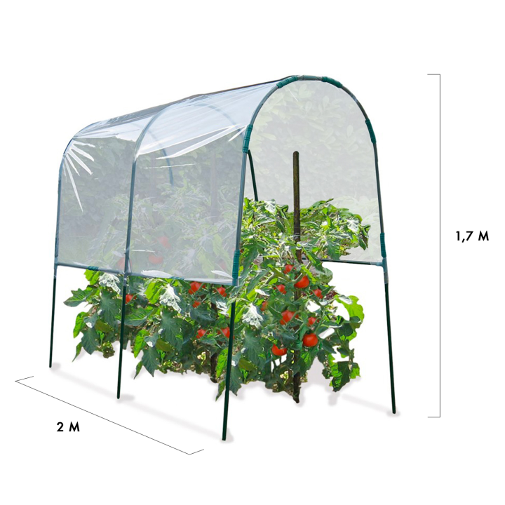 Invernadero de tomates 2 m Invernaderos de jardín y cultivo