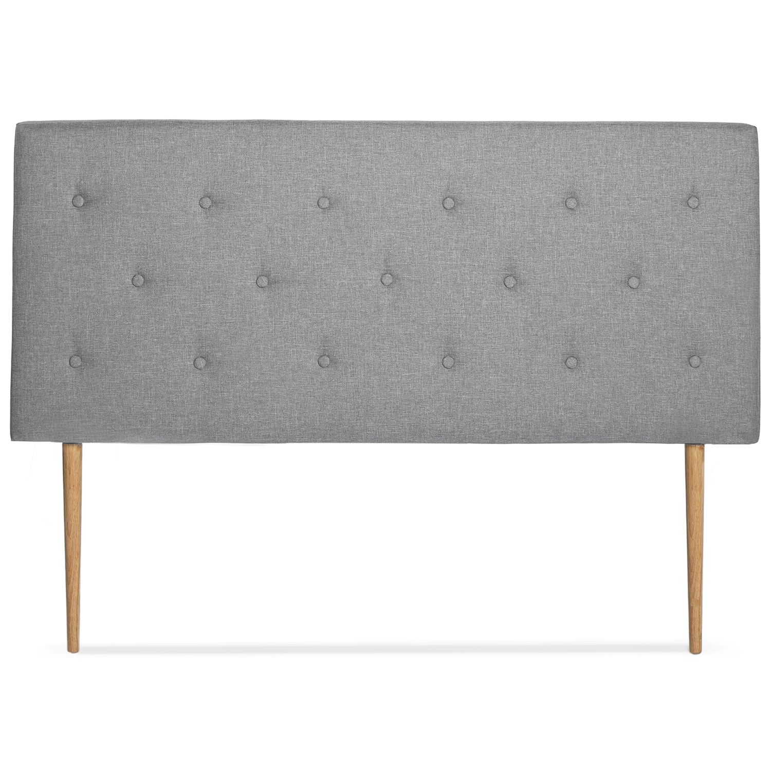 Tete De Lit Scandinave Capitonnee 140 Cm Tissu Gris Clair Alta Id Market