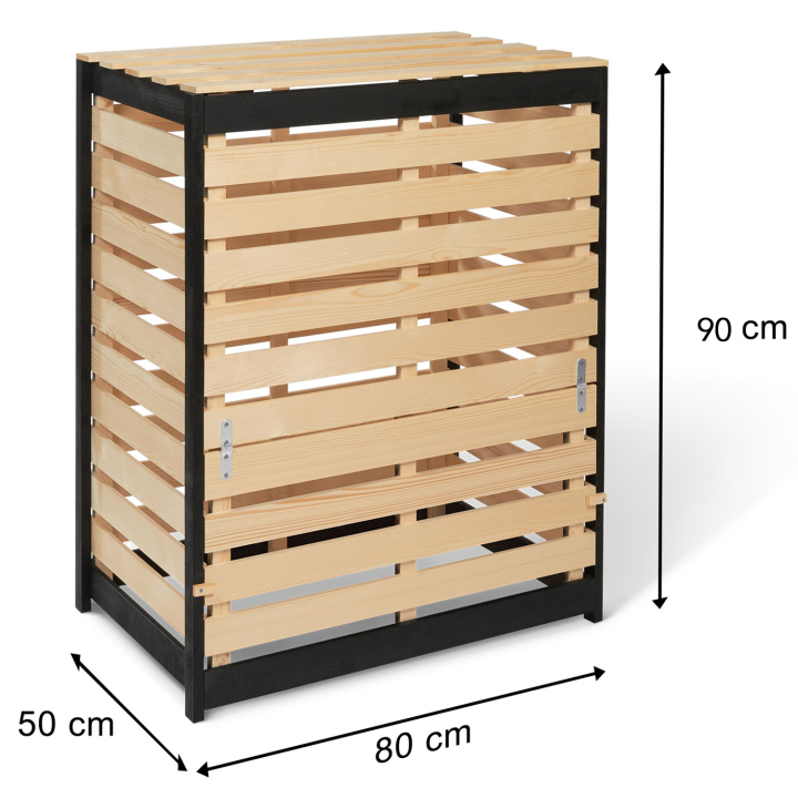 Bac de compostage en bois 360L