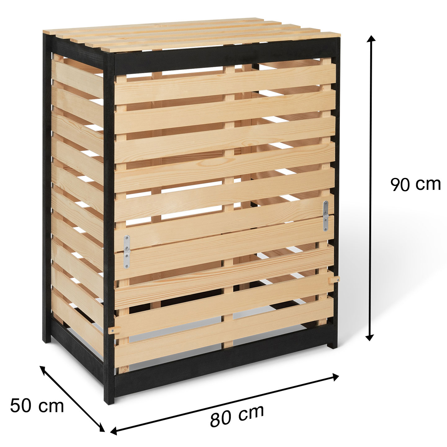 Composteur en bois fabrication française Dimensions 80 x 80 x 90 cm Bois  Iroko massif