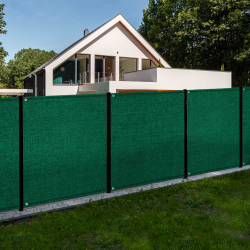 Brise vue renforcé 1,5 x 10 M vert 150 gr/m² gamme supérieure