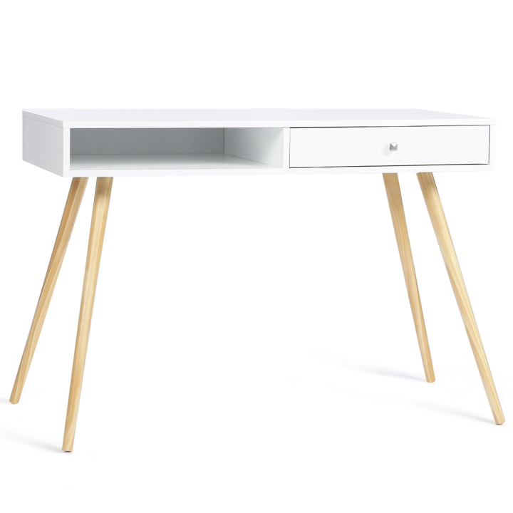 Bureau scandinave EFFIE bois blanc