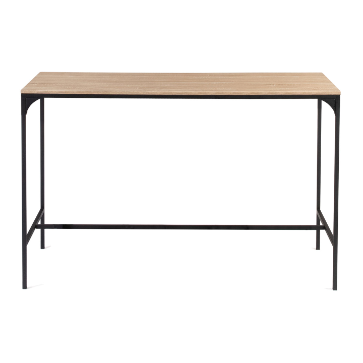 Ensemble table haute de bar DETROIT 150 cm et 6 tabourets design industriel