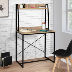 Bureau étagère droit DETROIT design industriel