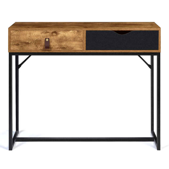 Console 2 tiroirs CHICAGO design industriel