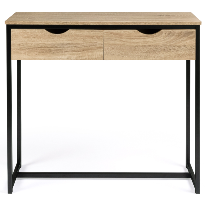 Console 2 tiroirs DETROIT design industriel