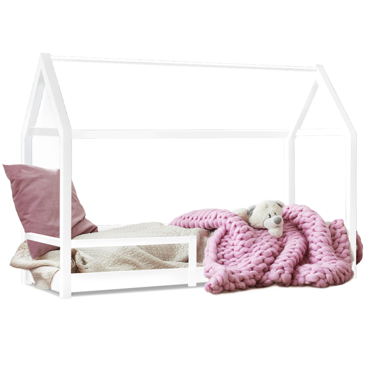 Cama infantil barata 90x190 cm blanca - NESSI | ID Market