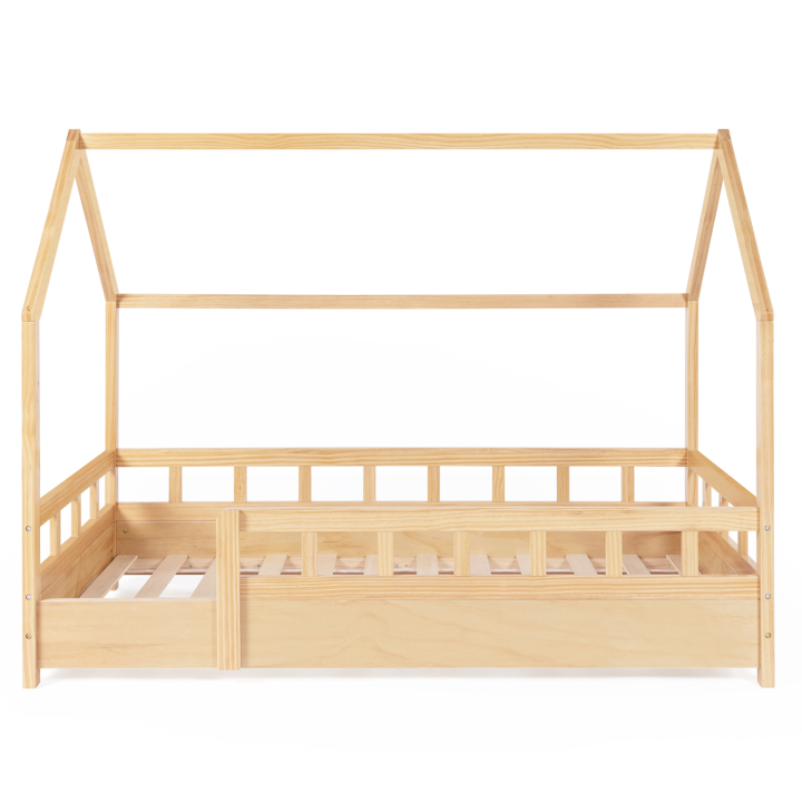 Cama cabaña de madera 80x160cm para niños - NEREE | ID Market