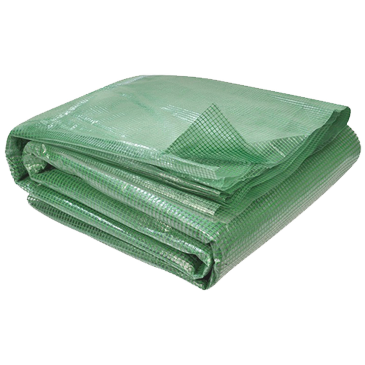 Bâche de rechange 140 gr/m² pour serre 18M² verte 4 saisons CRIMÉE