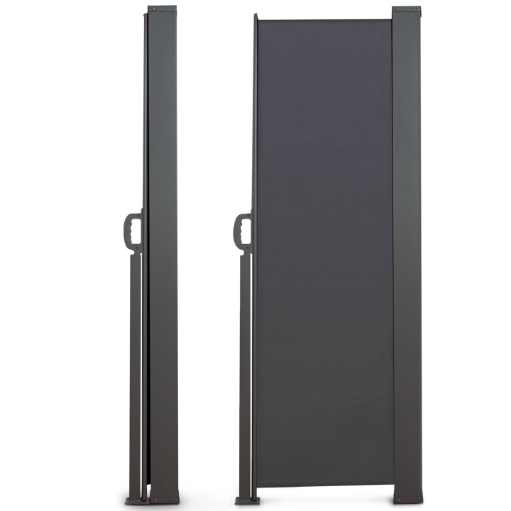 Cheap grey retractable folding screen 2m high | ID Market