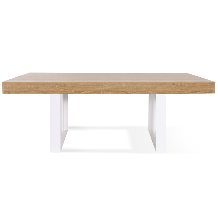 Mesa de comedor de madera y blanco para 10 225 cm - PHOENIX | ID Market