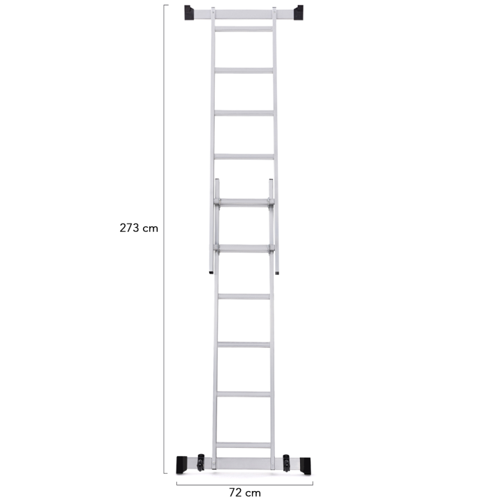 Andamio modular multifunción de aluminio con rueda 165cm | ID Market