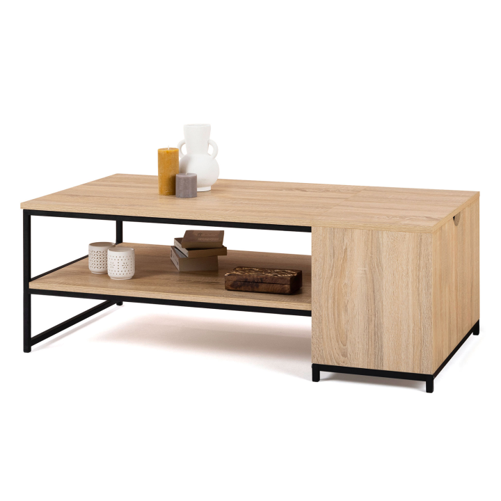 Table basse bar DETROIT design industriel