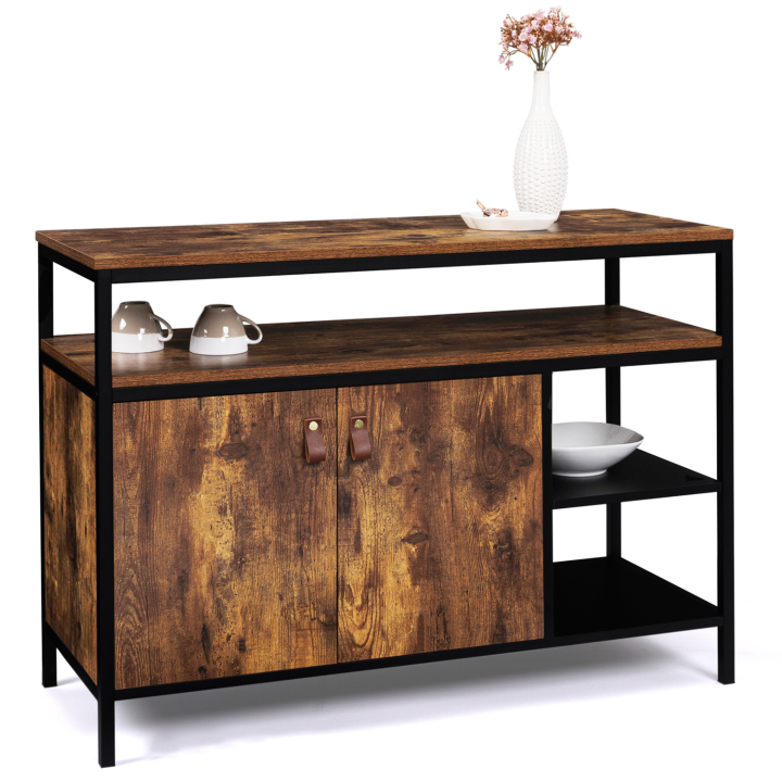 Buffet bas 2 portes 100 cm CHICAGO design industriel