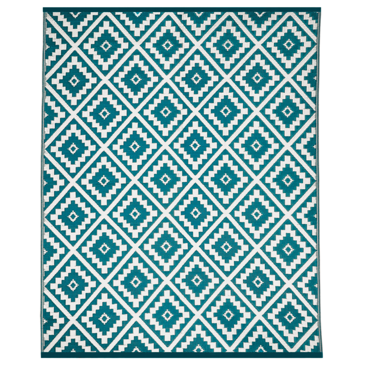 Tapis extérieur BAHAMAS bleu canard 180 x 280 CM