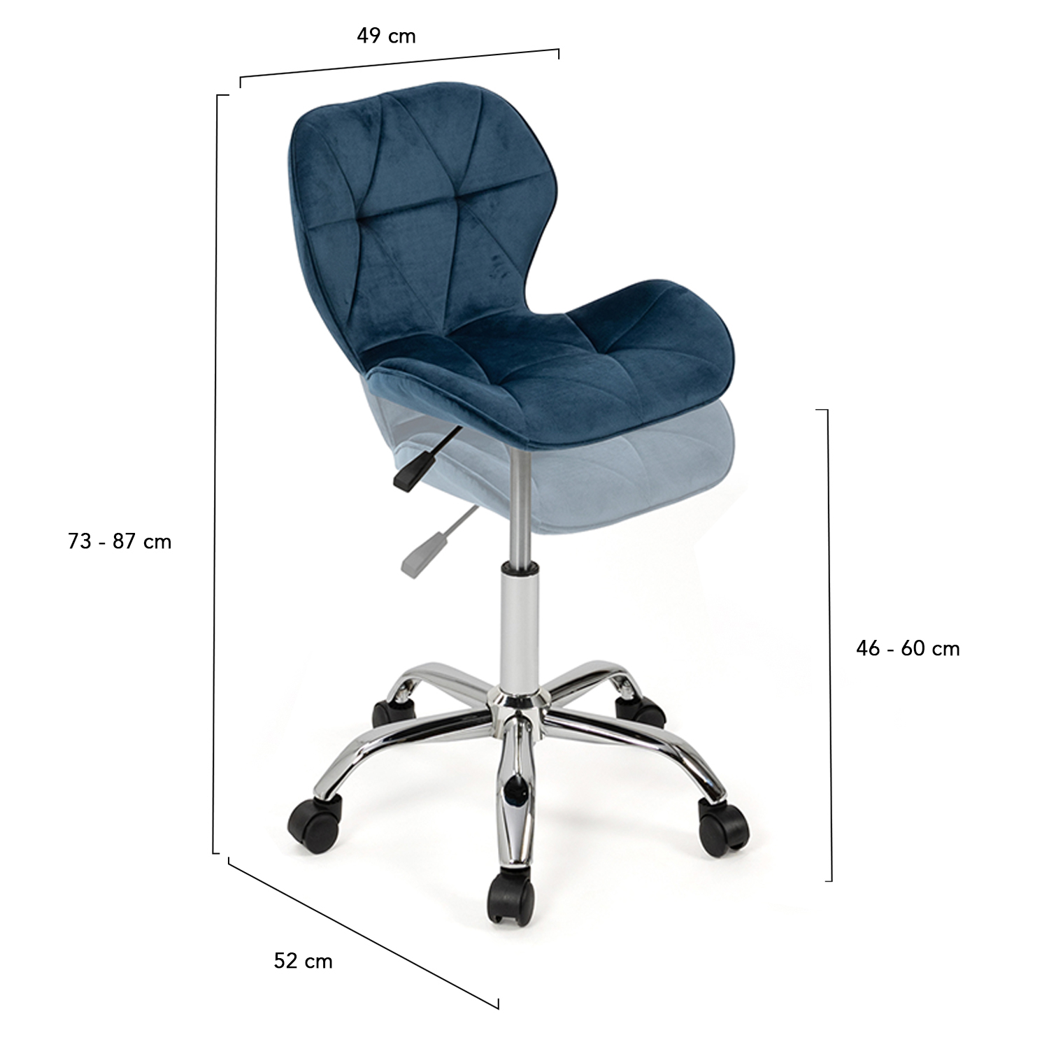 Chaise bureau scandinave jolie et confortable pour ado ou télétravail -  Belle journée