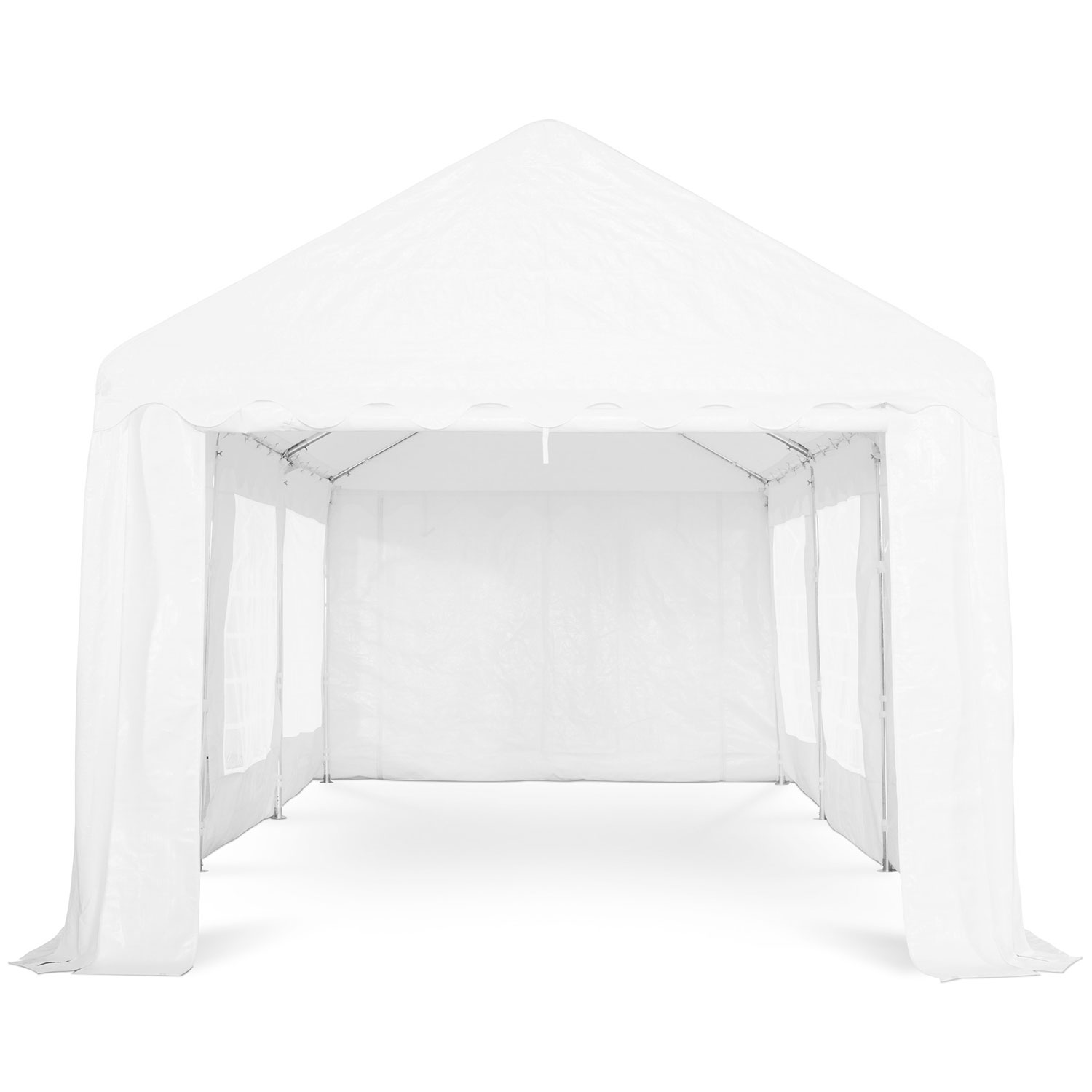 Tente de réception 3x6 M barnum PE 180gr/m² chapiteau blanc 24