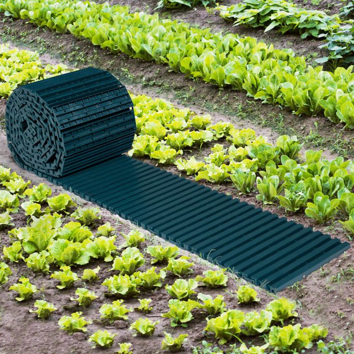 Chemin de potager 5 M en plastique vert