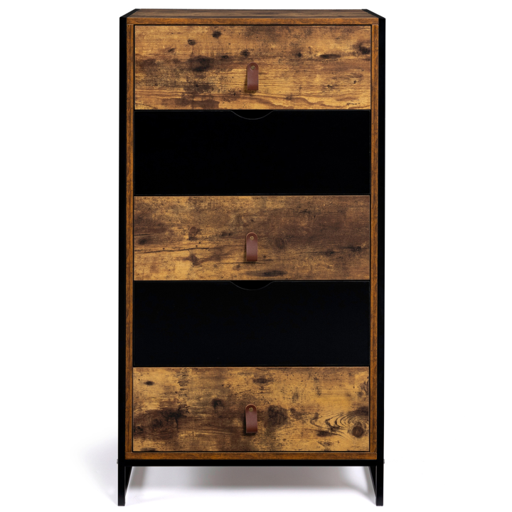 Chiffonnier 5 tiroirs CHICAGO commode design industriel