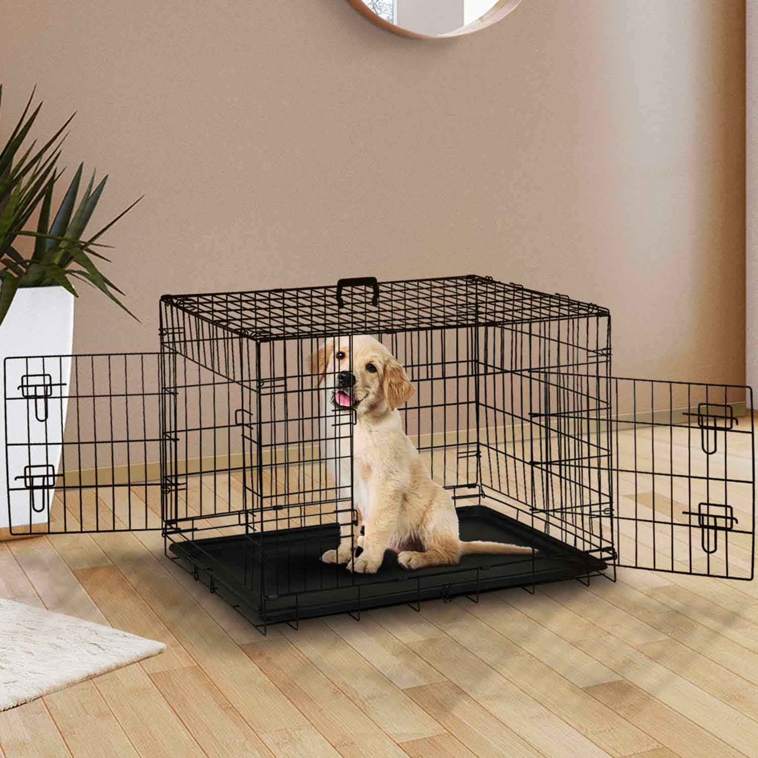 Coussin pour cage d'intérieur/caisse de transport pour chien