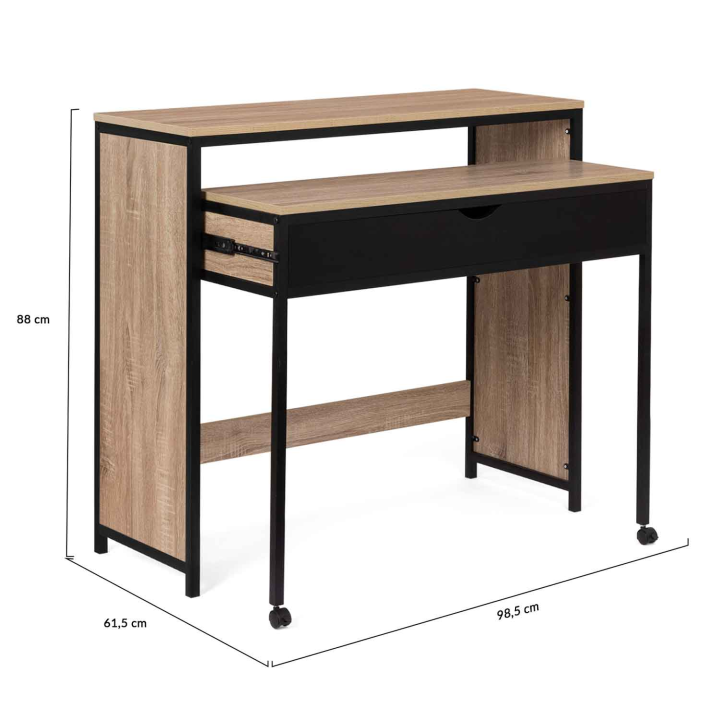 Bureau extensible DETROIT design industriel