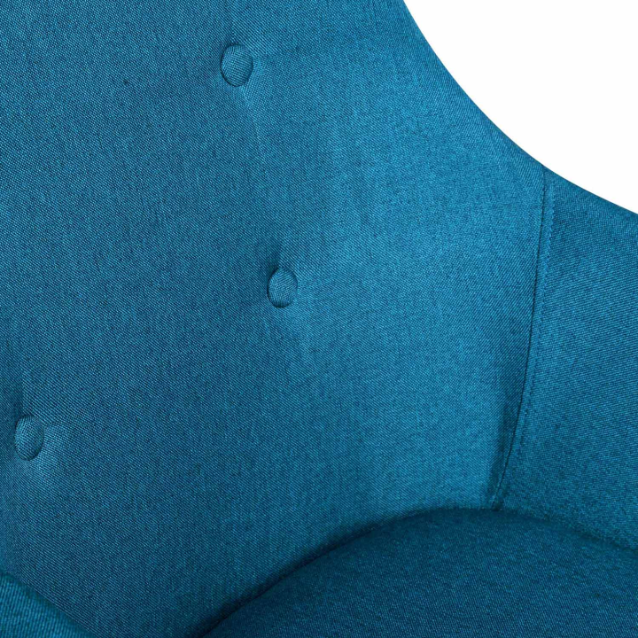 Lot de 2 fauteuils DANIA bleu canard