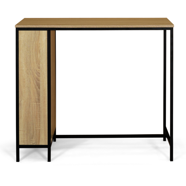 Ensemble table de bar DETROIT et 2 tabourets design industriel