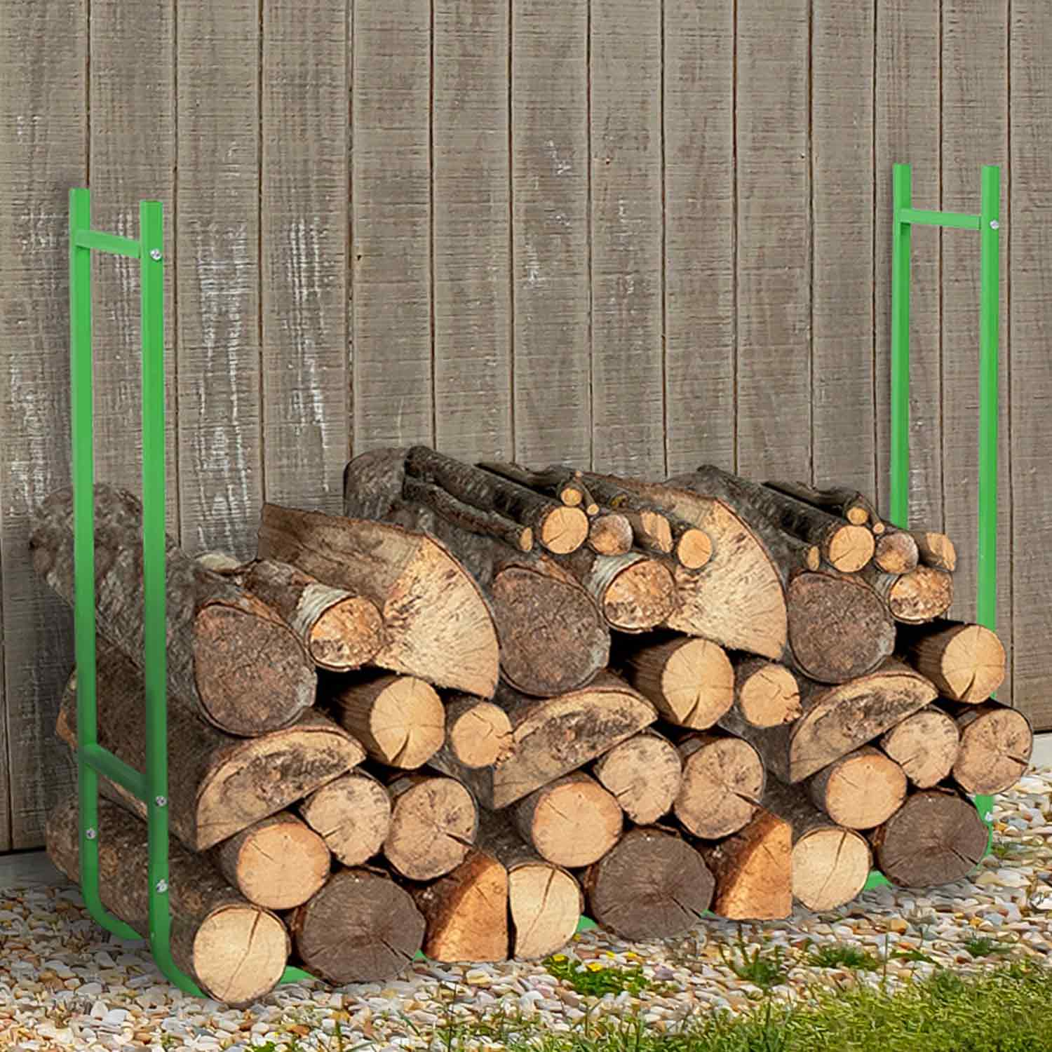 Range serre buche pour bois de cheminée 95 cm