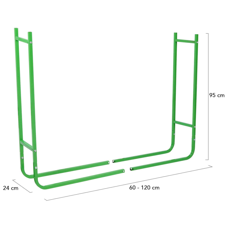 Estantería para troncos - Estantería extensible para troncos | ID Market