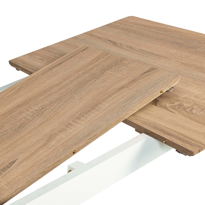 Mesa de madera extensible escandinava para 6 personas | ID Market