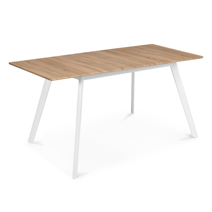 Mesa de madera extensible escandinava para 6 personas | ID Market