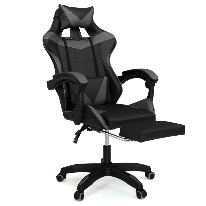 Fauteuil gamer chaise gaming siège de bureau réglable avec repose