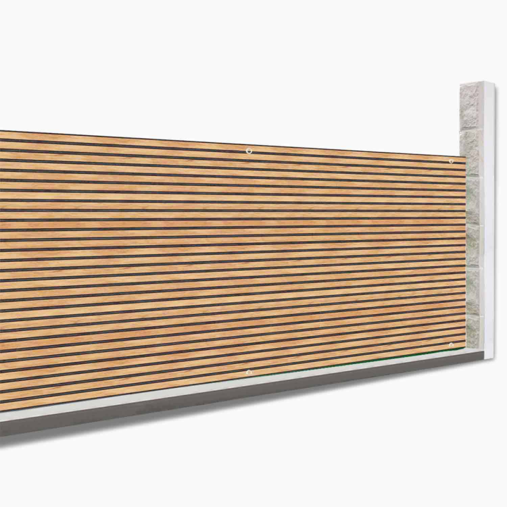 Panel opaco de madera efecto screen 1,5 x 10 M 160 gr/m² | ID Market