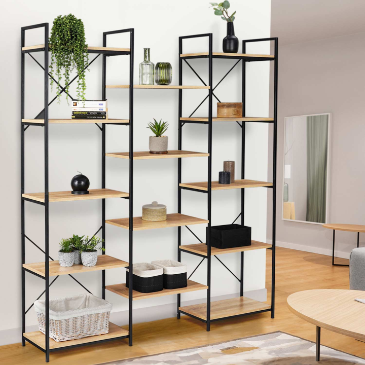 Etagère XXL 14 niveaux DETROIT 170 cm