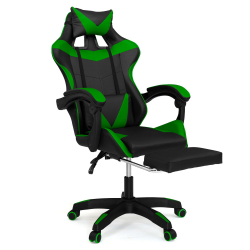 Fauteuil de gaming ALEX noir et vert