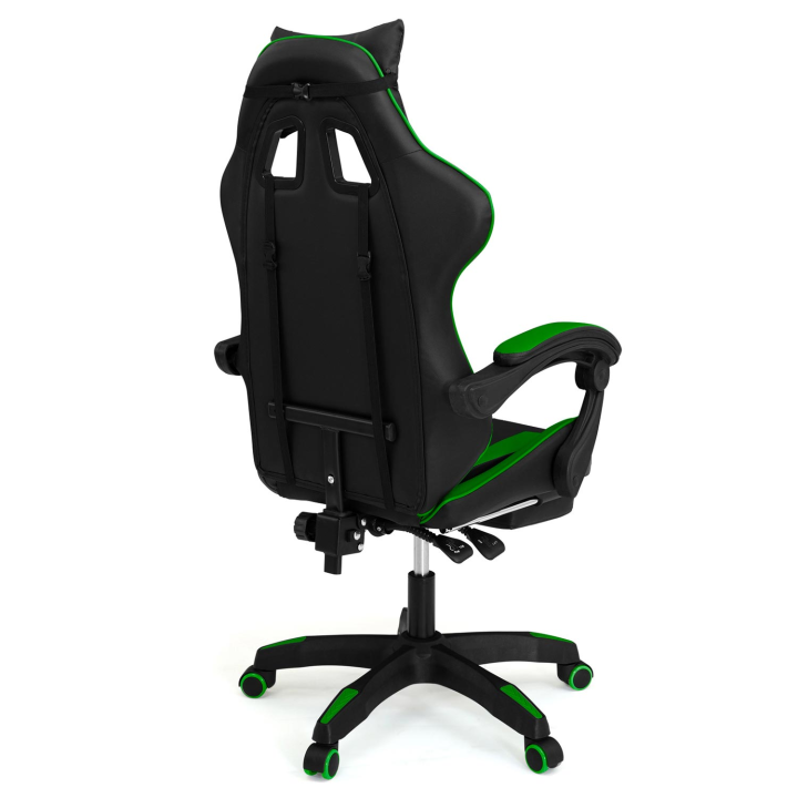 Fauteuil de gaming ALEX noir et vert